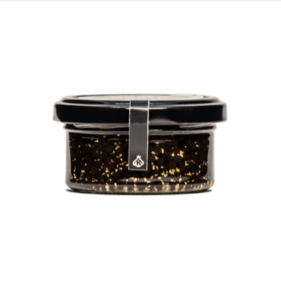 BLACK GARLIC PEARLS with GOLD 