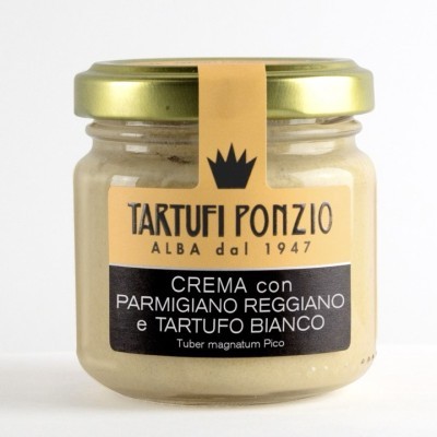 CREMA CON PARMIGIANO REGGIANO e TARTUFO –  PARMIGIANO CHEESE CREAM WITH TRUFFLE  