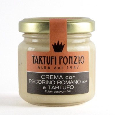 CREMA CON PECORINO ROMANO e TARTUFO –   PECORINO ROMANO CHEESE CREAM WITH TRUFFLE 