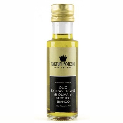 EXTRA VIRGIN OIL WITH WHITE TRUFFLE SLICES 